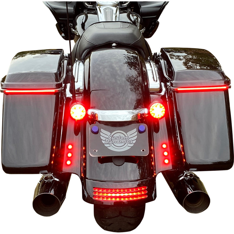 CUSTOM DYNAMICS 2040-2839 CD-BOLT-R2-P LED Boltz Lights LED Lights - Red - Polished