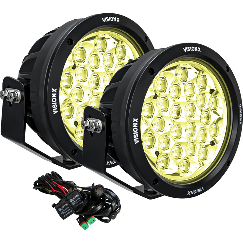VISION X 2001-2887 9945798 Light Cannon cg2 - 6-3/4" - multi led selective yellow lens