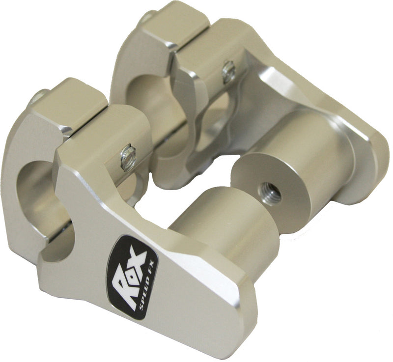 Rox Handlebar Pivoting Riser 1-3/4"X1-1/8"X1-1/8" Natural - 3R-P2PPL For BMW F800GS 2008-2012 | KTM 990 Adventure 2006-2012