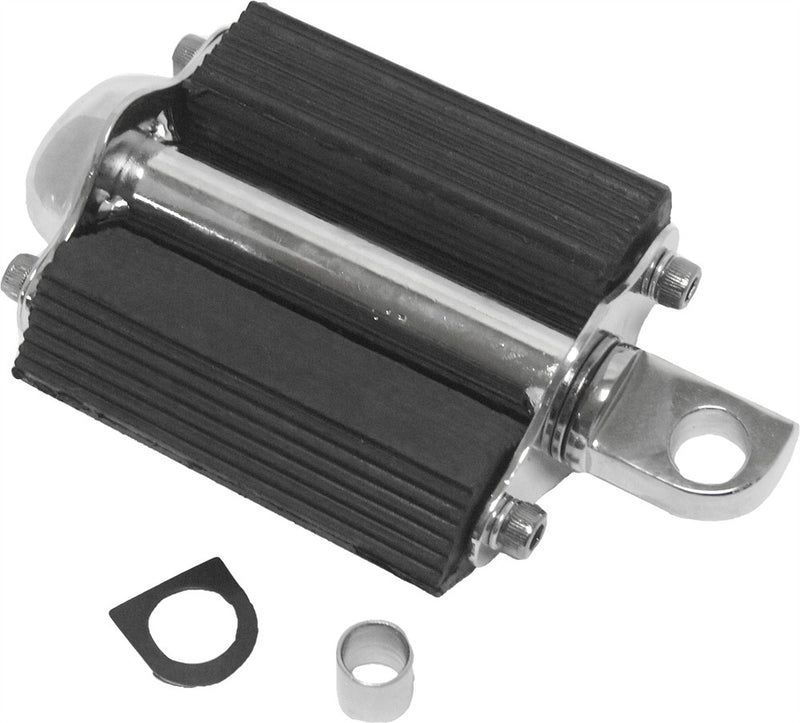 Harddrive 820-53000 30-737 KICKPEDAL BLACK W/CHR SWIVEL