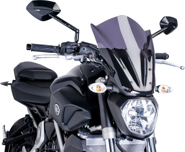 Puig Hi-tech Parts 561-1422D 7016F WINDSCREEN NAKED NEW GEN TOURING DARK SMOKE