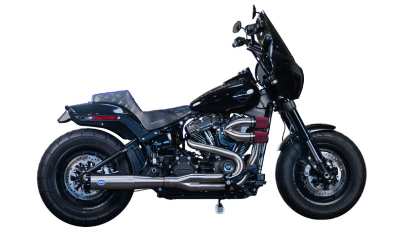 S&s Cycle Superstreet 2-Into-1 Exhaust System - 550-1099 For Harley Softail 2018-2024