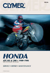 Clymer Repair Manual Honda ATC 185-200 - CM326 Honda ATV/UTV Models 1980-1986