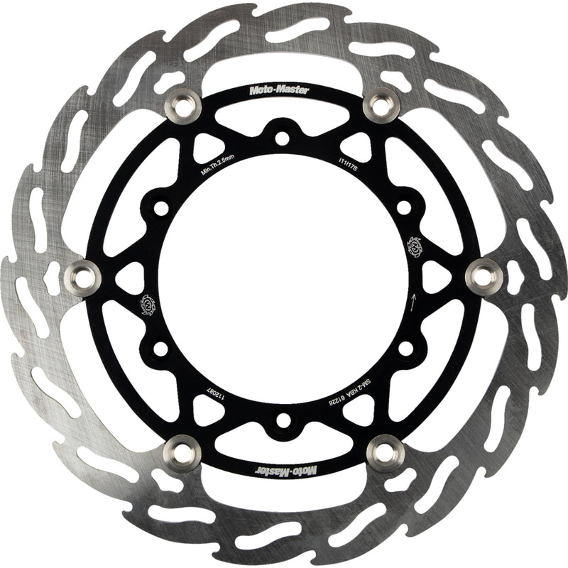 Moto-Master Flame Brake Rotor - 112087-PU For Yamaha Dirt Bikes 1998-2016 | Kawasaki KLX400R / KLX400SR / 400 2003-2006