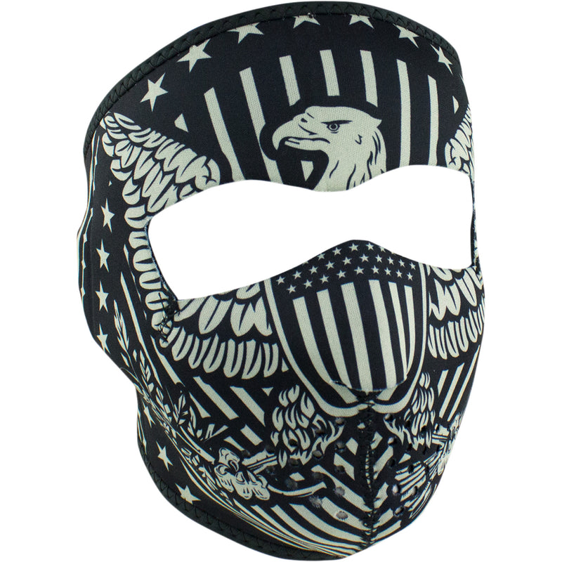 ZAN HEADGEAR 2503-0293 WNFM412 Neoprene Full-Face Mask Full-Face Mask - Vintage Eagle
