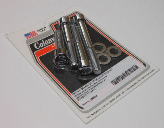 Colony Machine Front Caliper Mount Kit XL FXD Flst - 2080-4 For Harley 2000-2007
