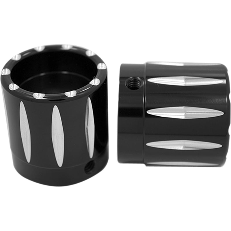 Avon Grips Rival Axle Nut Cover - AXL-RIV-ANO For Harley Motorcycles 2007-2020