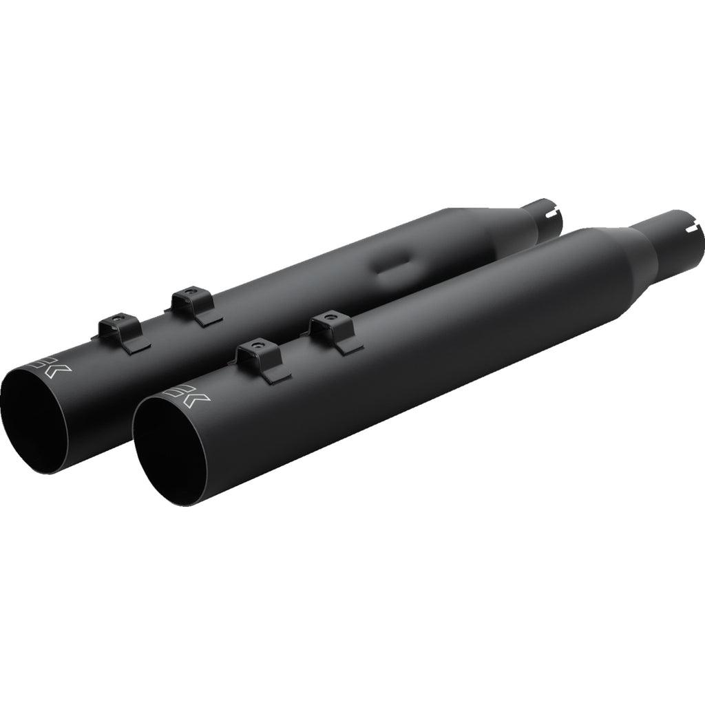ハーディスチーム KHROME WERKS 1801-1869 40FST-1011-BLK HP-Plus® Slip-On Mufflers