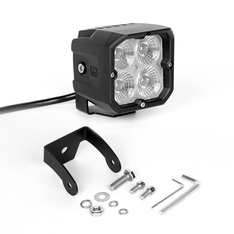 Xk Glow 653-0075 XK065001-FL 20W RGB POD LIGHTS FLOOD BEAM
