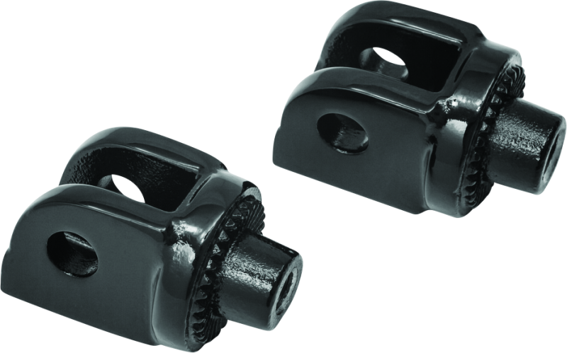 Kuryakyn 8889 Splined Adapter Mount Gloss Black - Photo - Primary