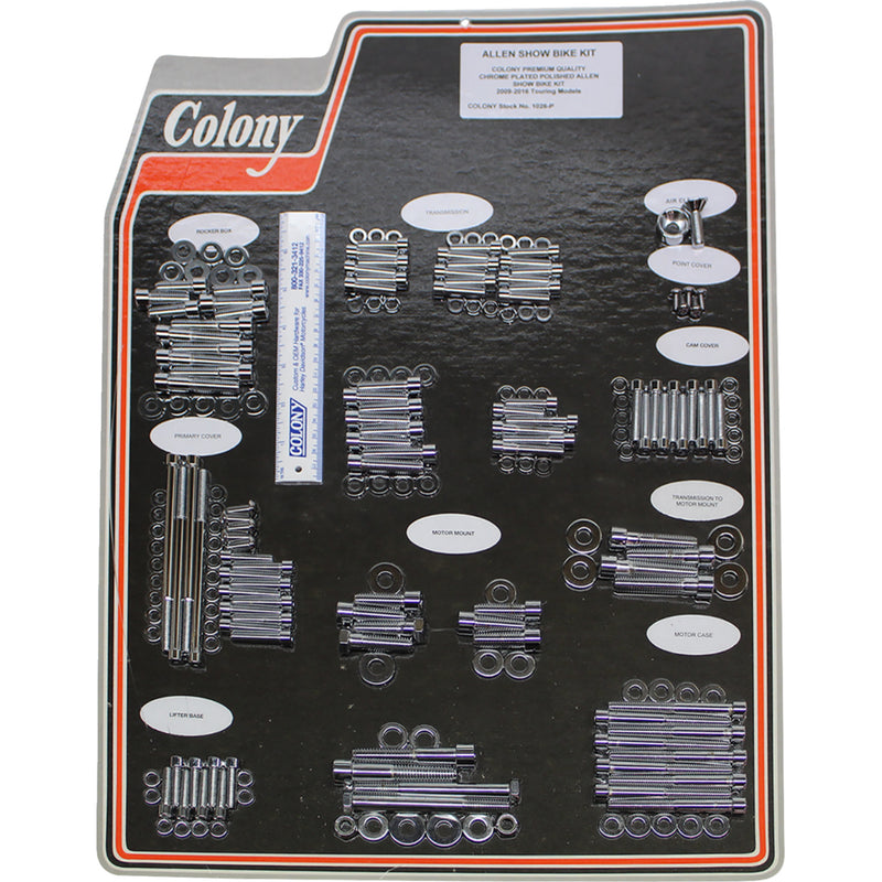 Colony Bolt Kit - 1026-P For Harley Touring 2009-2016
