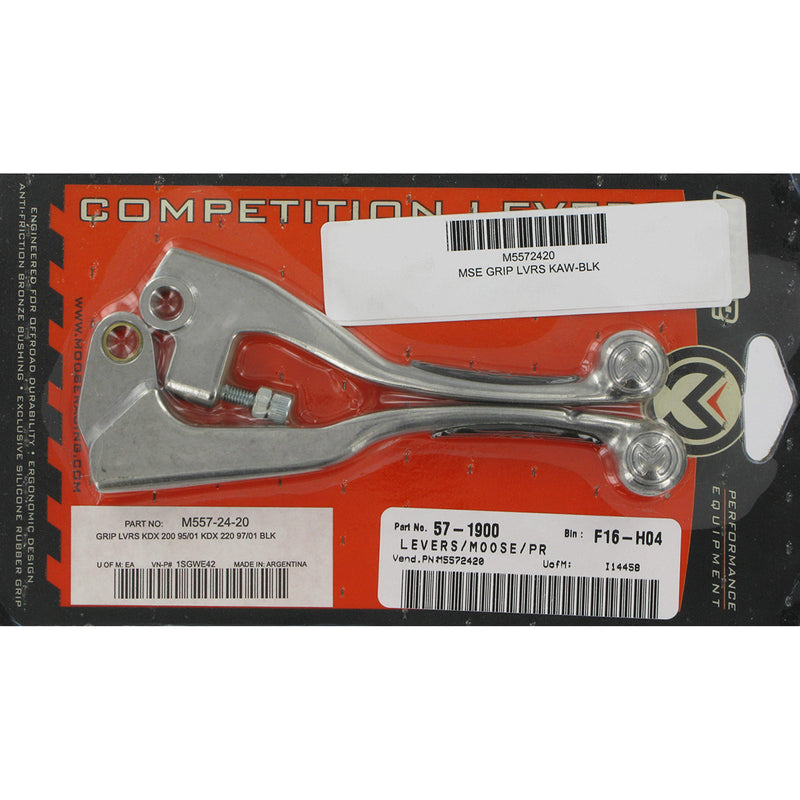 Moose Offroad Competition Lever Set - 1SGWE42 Kawasaki Dirt Bikes 1993-2007