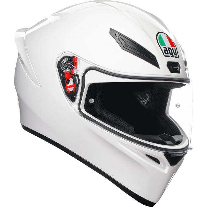 AGV 0101-15644 2118394003028XS K1 S Solid Helmet K1 S Helmet - White - XS