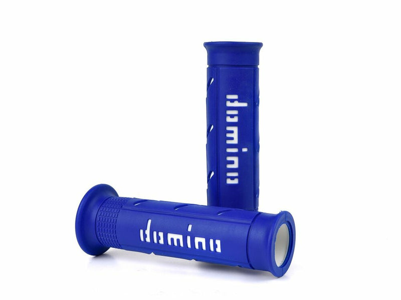 Domino Racing 58-2312 A25041C4648C7-0 XM2 GRIPS BLUE/WHITE PAIR