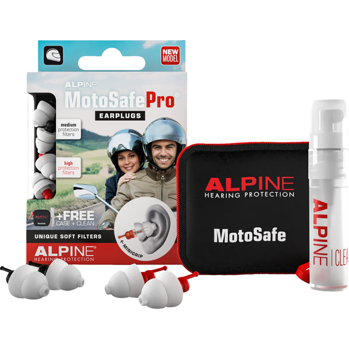 ALPINE HEARING PROTECTION 2708-0011 111.23.112 MotoSafe Pro Earplugs