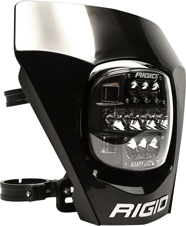 Rigid Industries Adapt XE Number Repl Plate Black - 300418