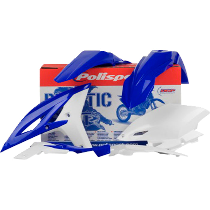 POLISPORT 0520-1586 90468 Body Kit For Yamaha Standard Body Kit - OEM Blue/White - WR 450F
