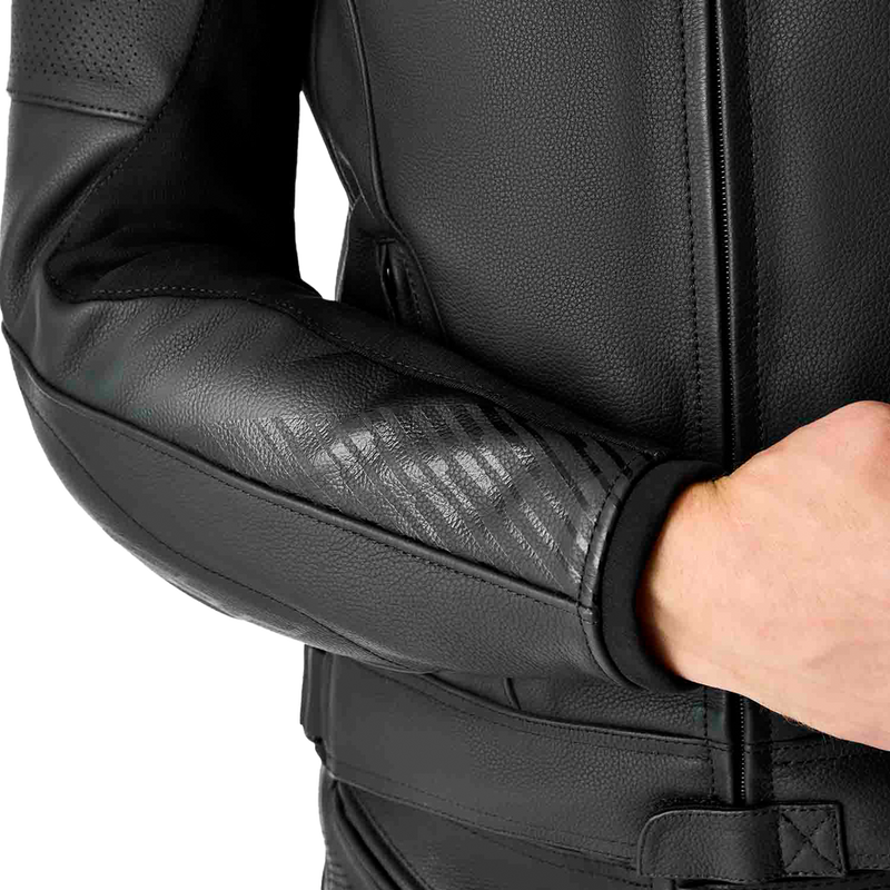 Rst 556-3635052 103635BLK-52 TRACTECH EVO D3O JACKET BLACK LEATHER 4X