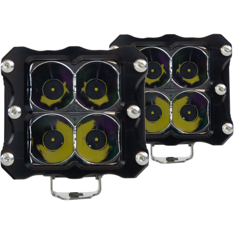 HERETIC 2001-2161 52208 6-Series Quattro Light LED Quattro Light - Spot - Pair