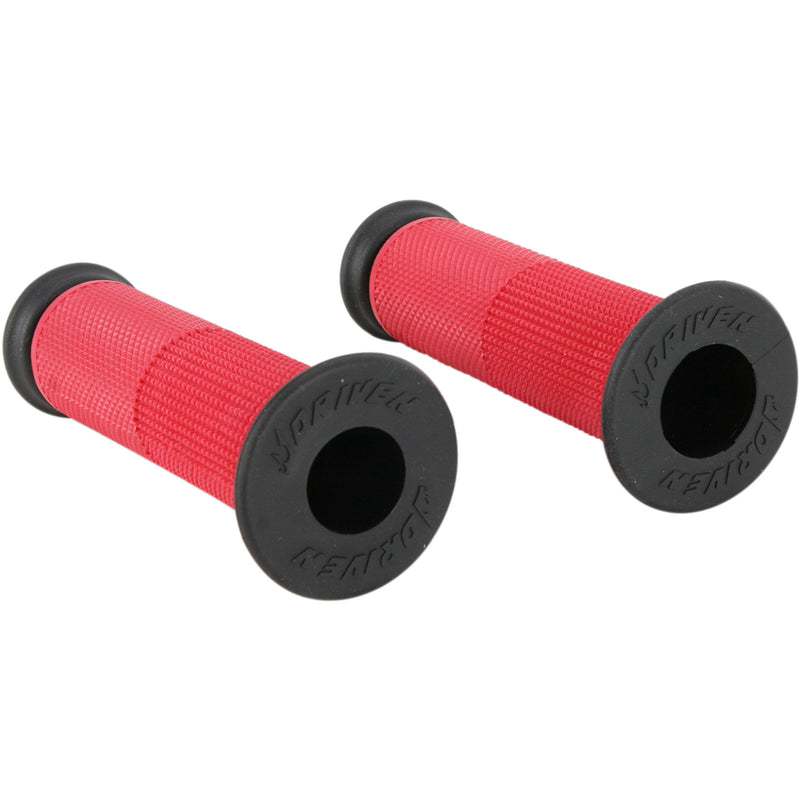 DRIVEN RACING 0630-0713 D091RDO Superbike Grips Grips - Superbike - Open - Red