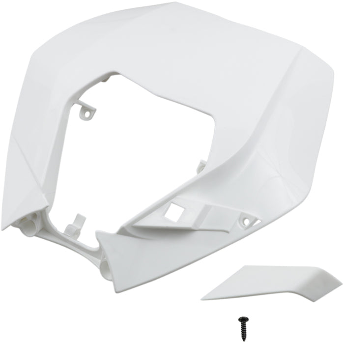 ACERBIS 0520-2612 2732060002 Replacement Headlight Plastic Headlight Shell - White
