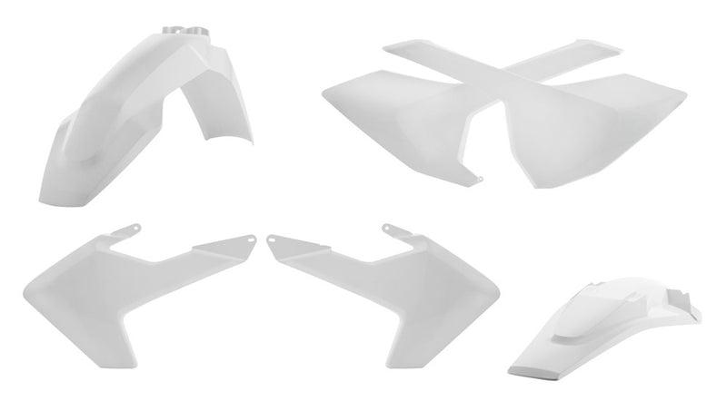 Acerbis Full Plastic Kit White - 2462610002 Husqvarna Dirt Bikes 2016-2018