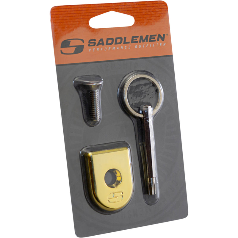 SADDLEMEN 0820-0155 8910GO Security Seat Screw golden