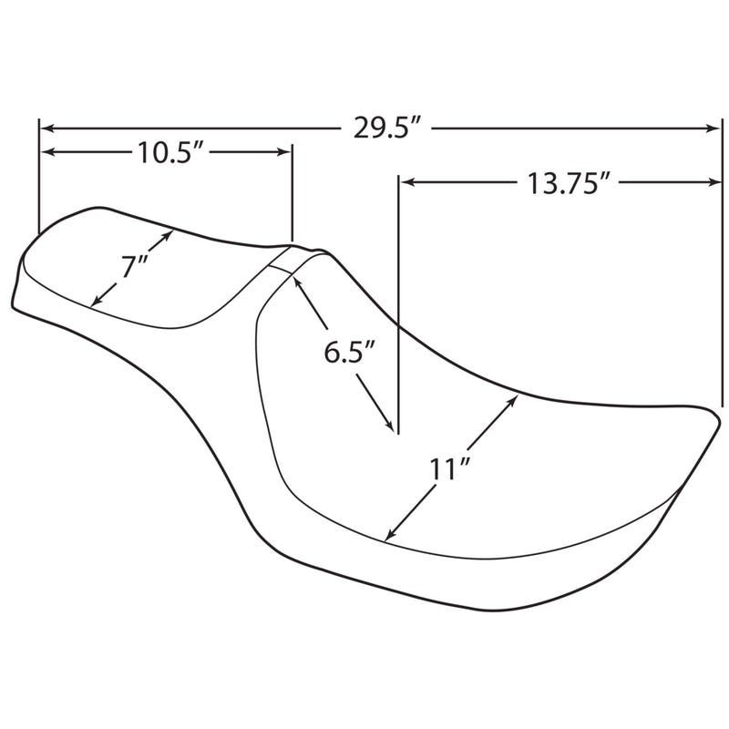 Drag Specialties Predator Seat For Harley 1982-1994