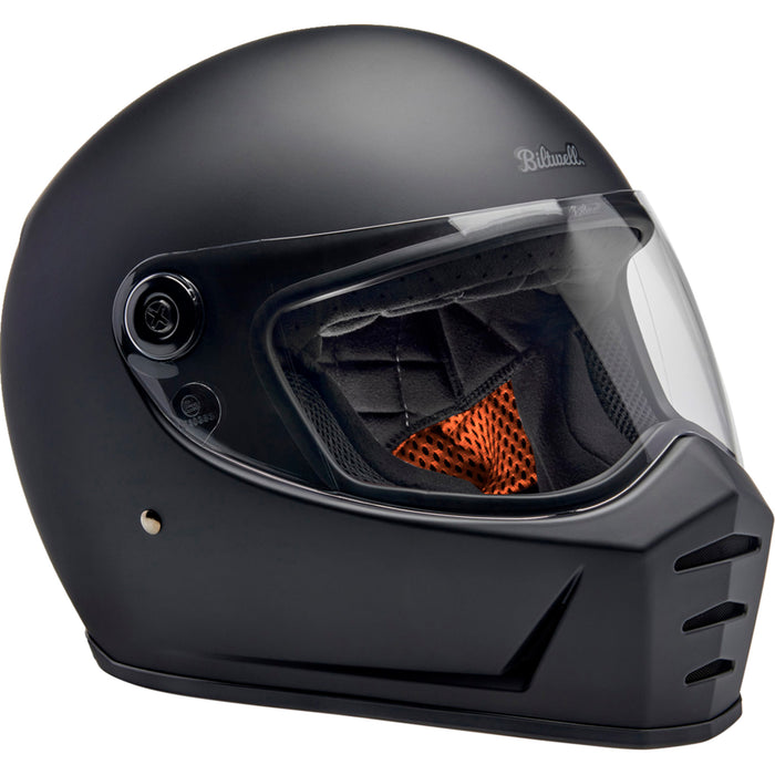 BILTWELL Lane Splitter Helmet Flat - Black