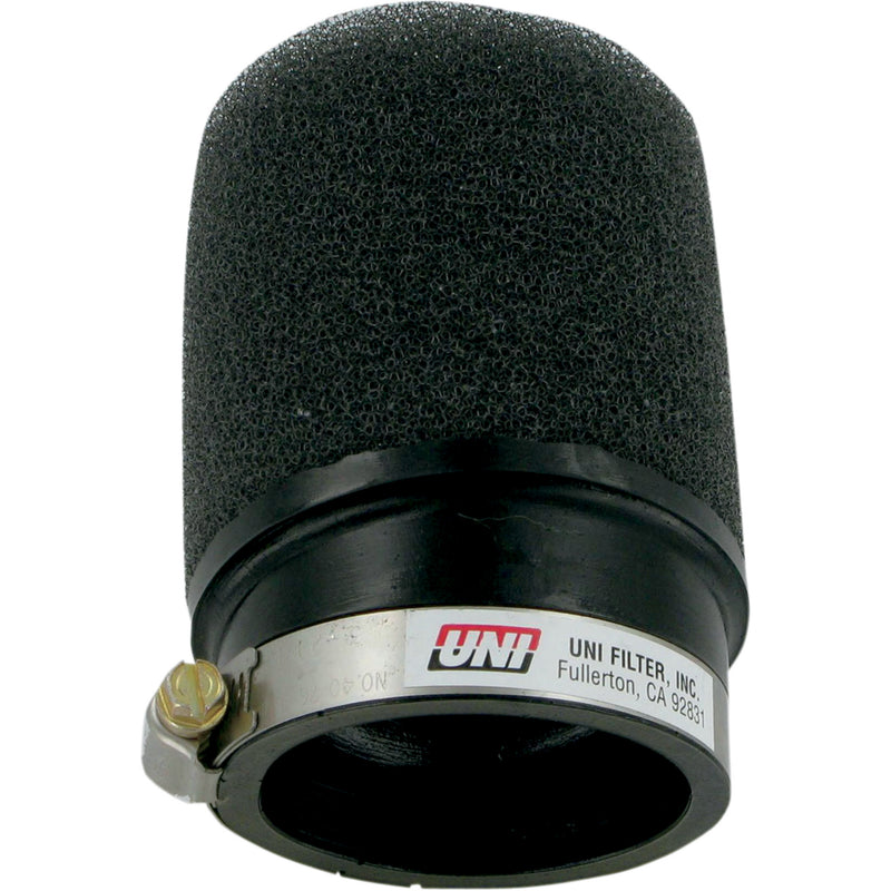UNI FILTER 1011-1330 UP-4245SA Snowmobile Pod Air Filter angled - 2-1/2" id