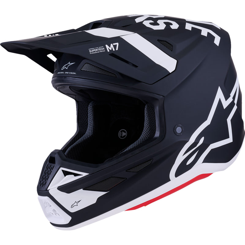 ALPINESTARS SM7 Dasher Helmet - Matte Black/White