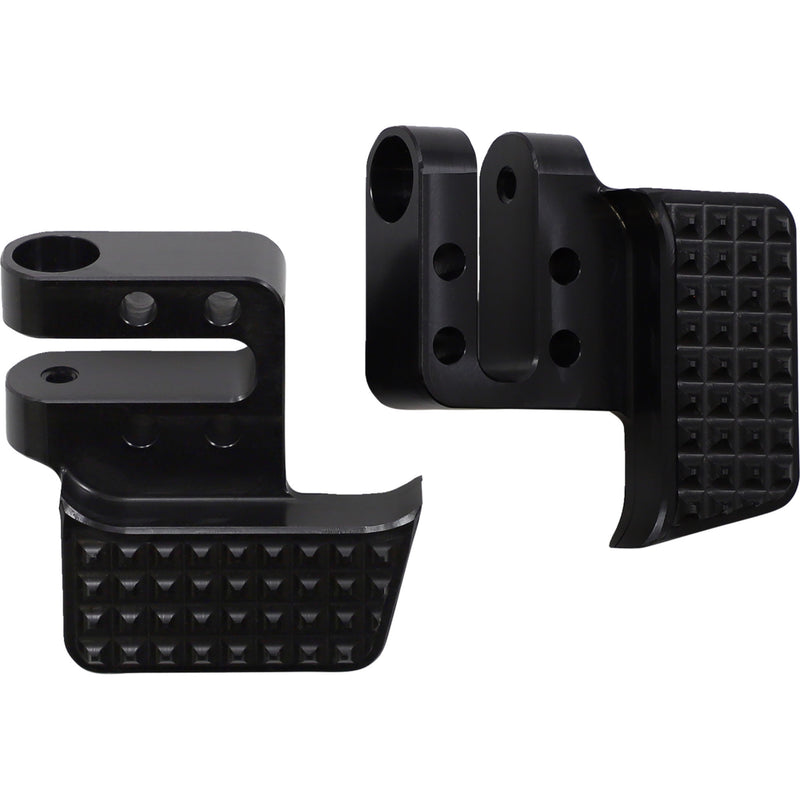 THRASHIN SUPPLY CO. 1621-1115 TSC-2214-1 Floorboard Extensions - Apex Floorboard Tail Extension - Black