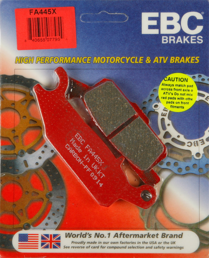 EBC Brake Pads - FA445X Yamaha Grizzly 2007-2015
