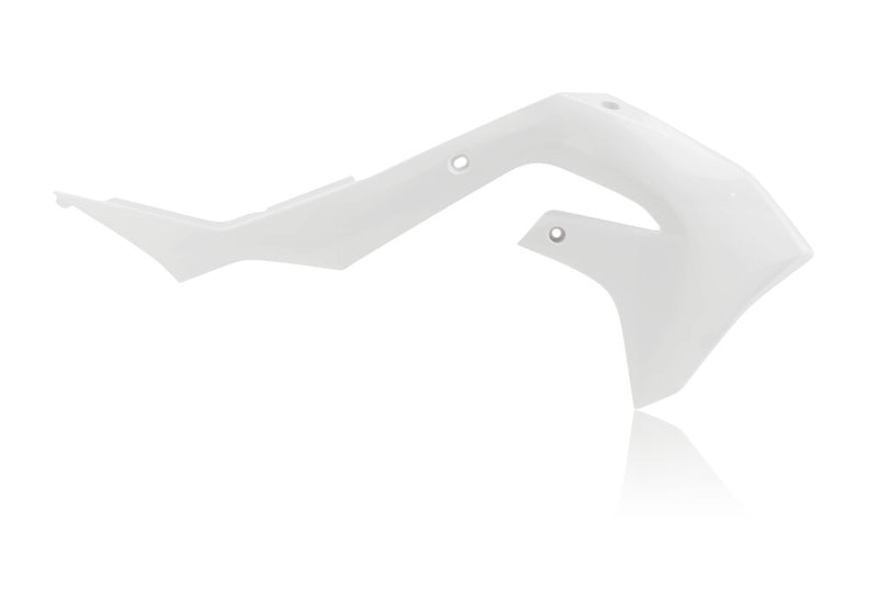 Acerbis Radiator Shroud White - 2736300002 Kawasaki Dirt Bikes 2019-2024
