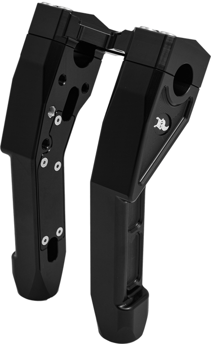 Kens Factory 563-03072 KFR-01-1.125 NL 1-1/8" X-RISER 8" PULL BACK BLACK