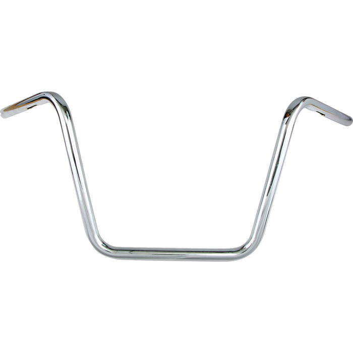 DRAG SPECIALTIES 0601-4188 1" Handlebar — Buckhorn/High 1" Handlebar - Buckhorn High - TBW - Chrome