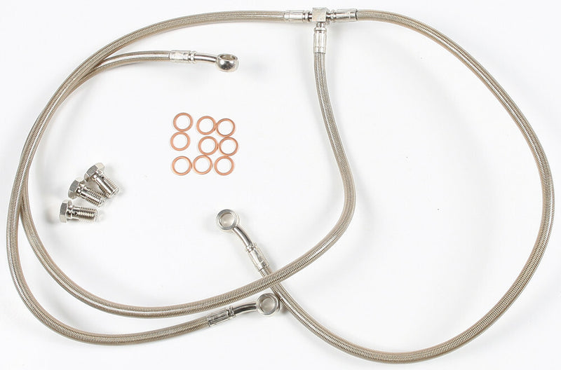Gbrakes 3 Line Front Brake Line Kit - FK003D305-3 Honda TRX250EX 2001-2008