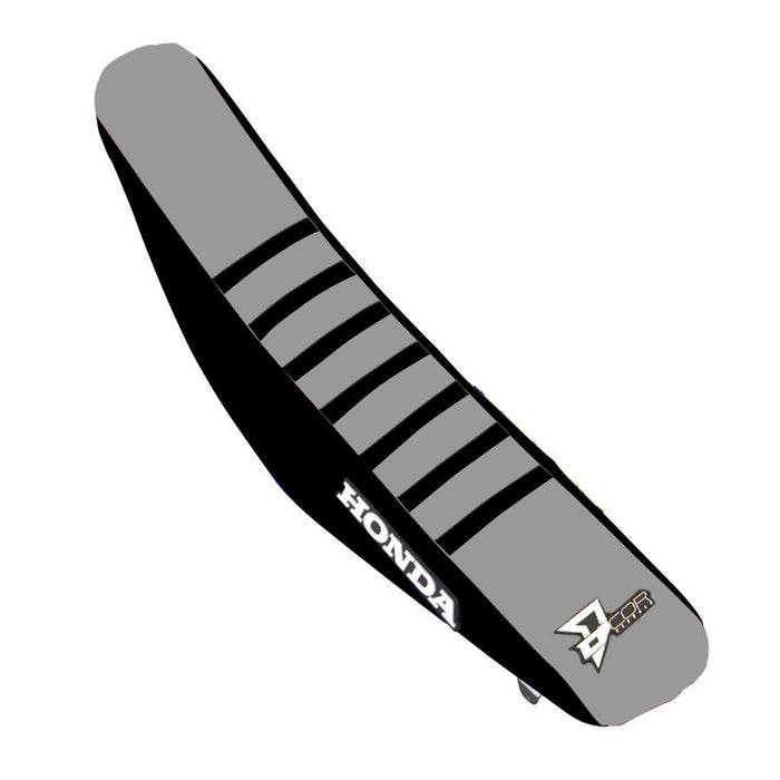 D-Cor Seat Cover Black Grey W Ribs - 30-10-454 Honda CRF250R / CRF450R 2007-2025