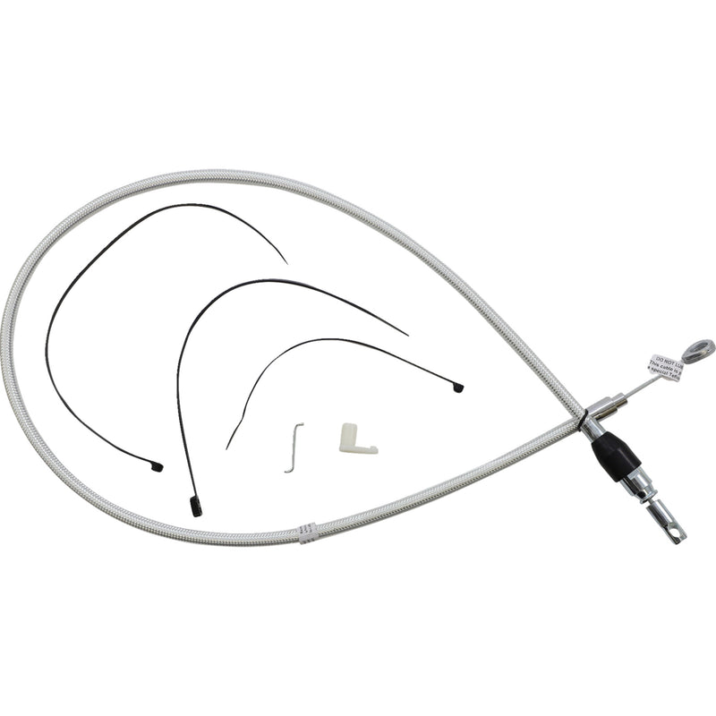 Magnum Shielding Sterling Chromite II® Quick Connect Upper Clutch Cable 42" - 32348HE For Harley Motorcycles 2018-2025