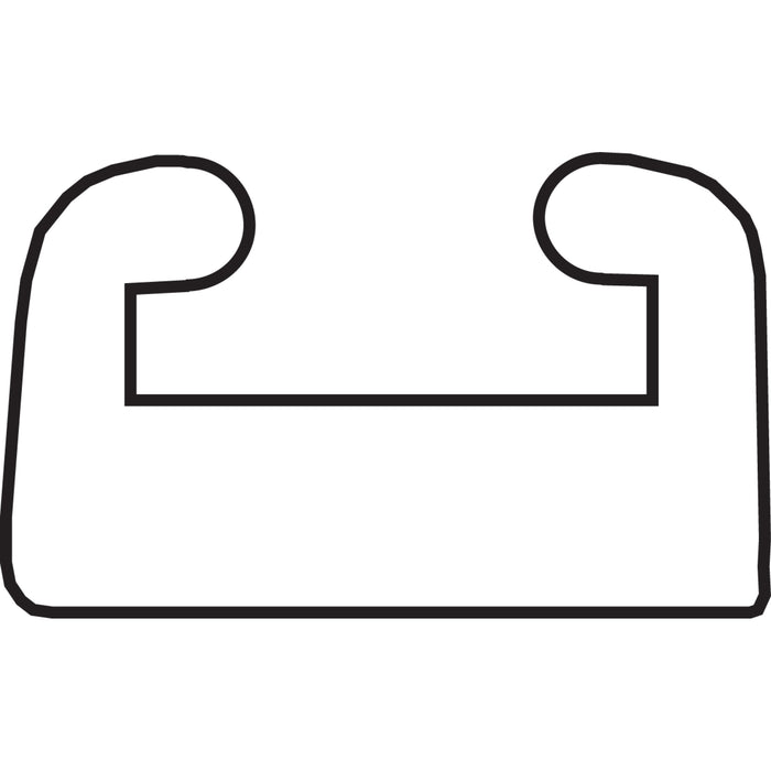 GARLAND P57RD 23-5700-0-01-15 Replacement Slide red  - uhmw - profile 23 - length 57.00" - polaris