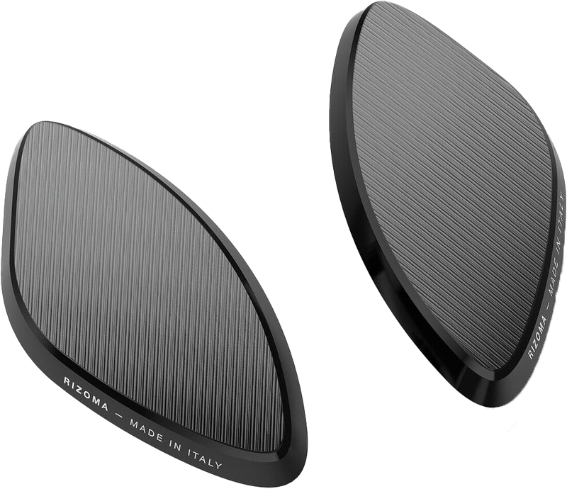 Rizoma Mirror Block OFF Plates Pair Black APR - BS545B Aprilia 660 / 1100 Factory / Factory 1100 2021-2024