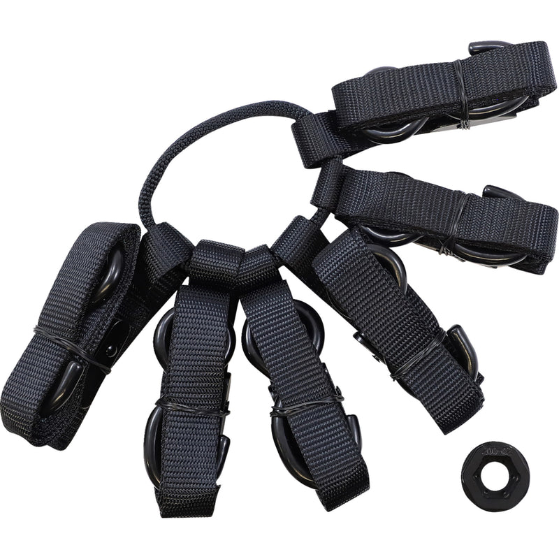 MOOSE OFFROAD 3920-0495 O10-6745 Cargo Straps utv - black