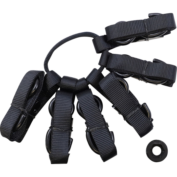MOOSE OFFROAD 3920-0495 O10-6745 Cargo Straps utv - black