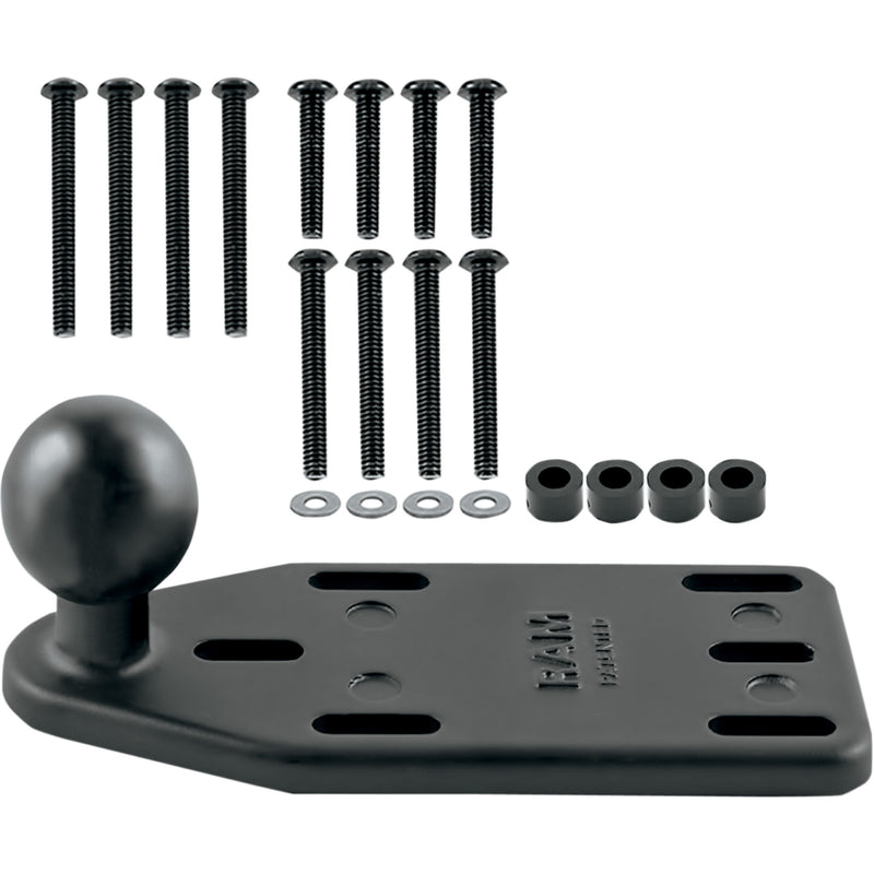 RAM Mounts Brake Clutch Reservoir Cover Mount Base With 1" Ball Diamond - RAM-B-346