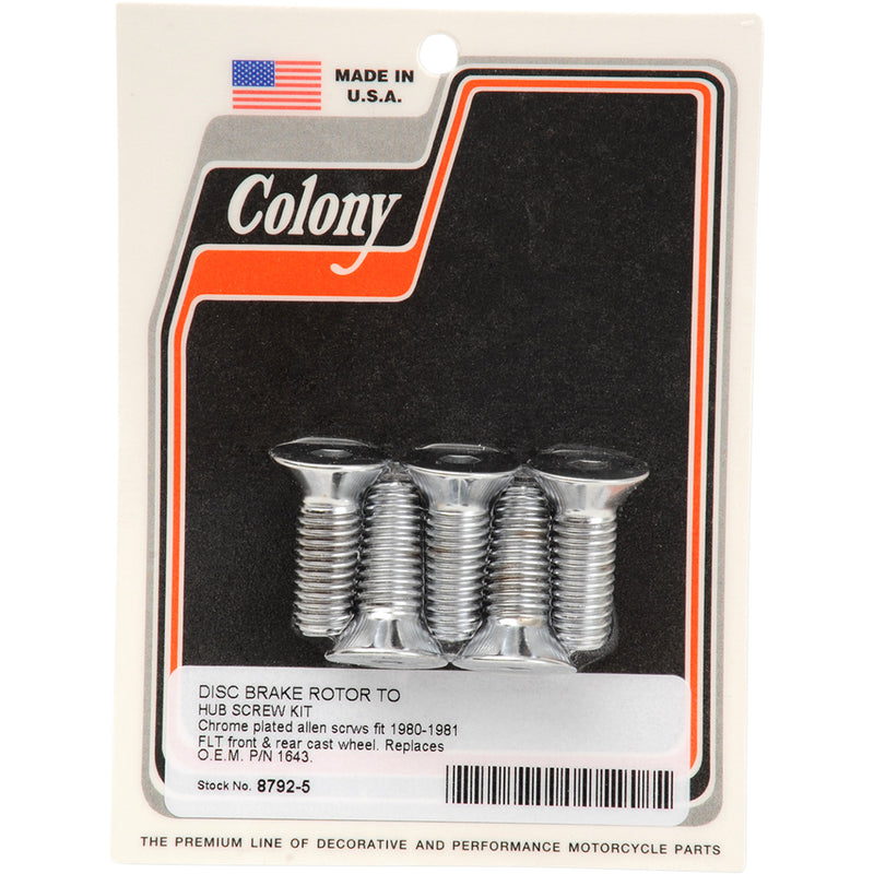 Colony Mounting Hardware - 8792-5 For Harley Tour 1980-1981