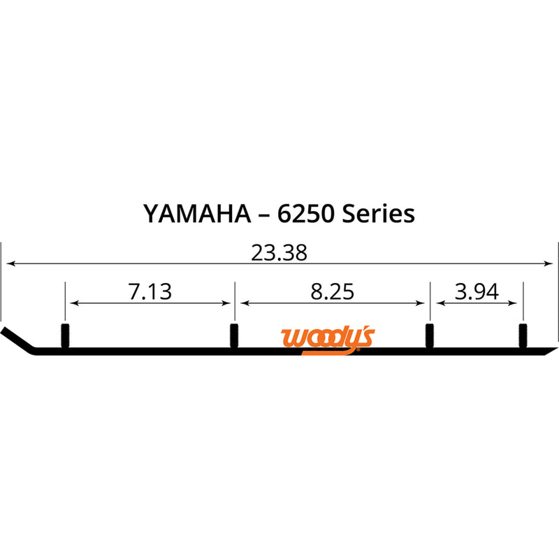 WOODY'S 4612-0017 EYV3-6250 Extender Trail III™ Flat-Top® Wear Bars Extender Trail III™ Flat-Top® Runner