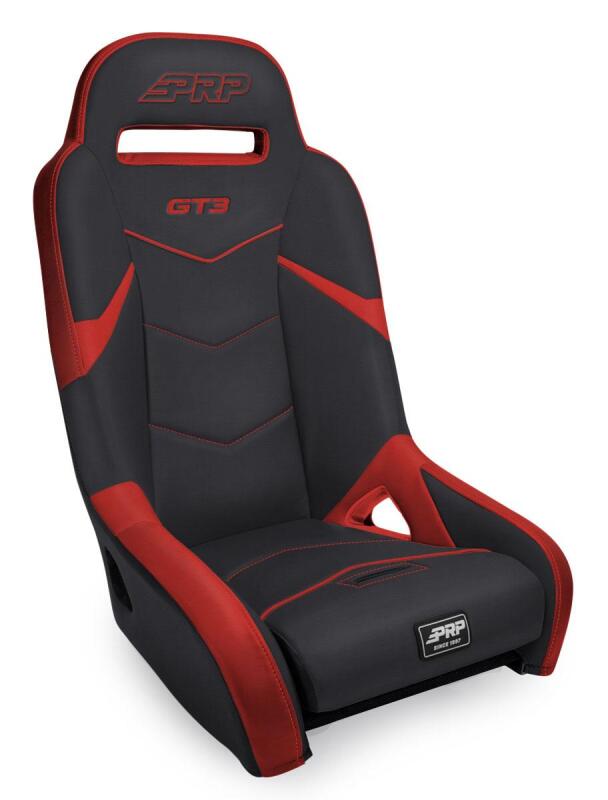 PRP Seats A7301-PORXP-204 PRP Polaris RZR PRO Xp/pro R/turbo R GT3 Suspension Seat- Black/red - Photo - Primary