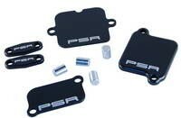 Psr Smog Block OFF Plates - 07-01354-22 Yamaha 1700 Road Star Warrior / 1700 Road Star 2002-2010