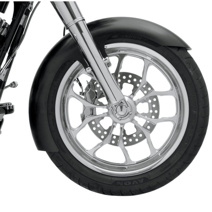 KLOCK WERKS 1401-0282 KWF-02-0502S Hugger Series Front Fender - Slicer -Black - 21"