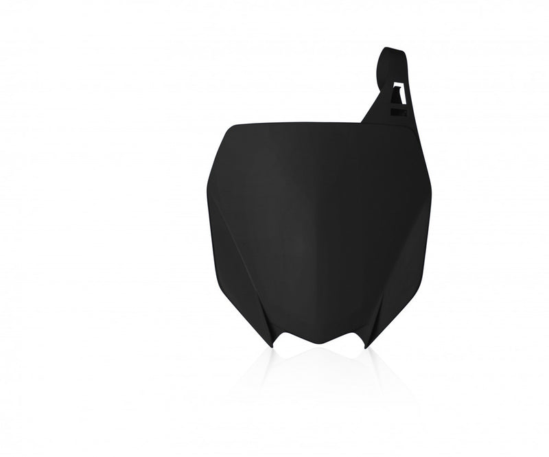 Acerbis Front Number Plate Black - 2685860001 Yamaha Dirt Bikes 2018-2026